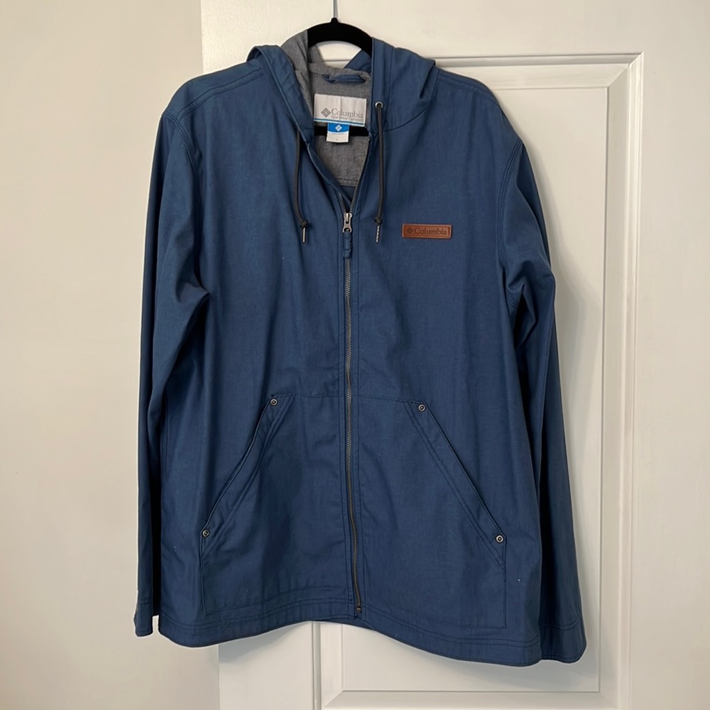 Columbia Hooded Zip Up Jacket